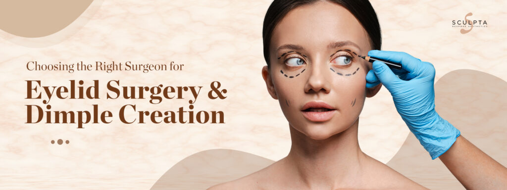 Eyelid Surgery and Dimple Creation